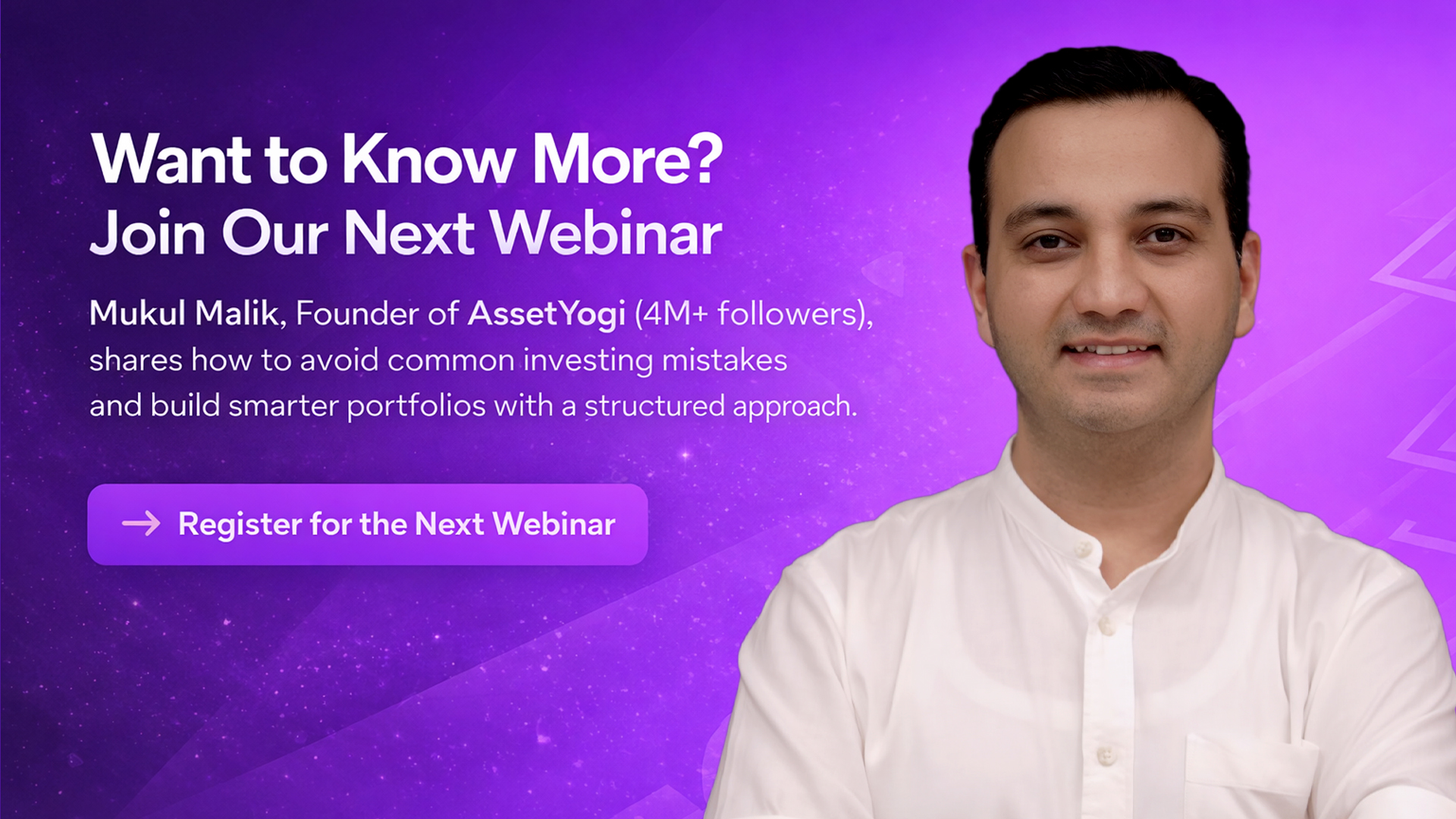 Join AssetYogi Webinar