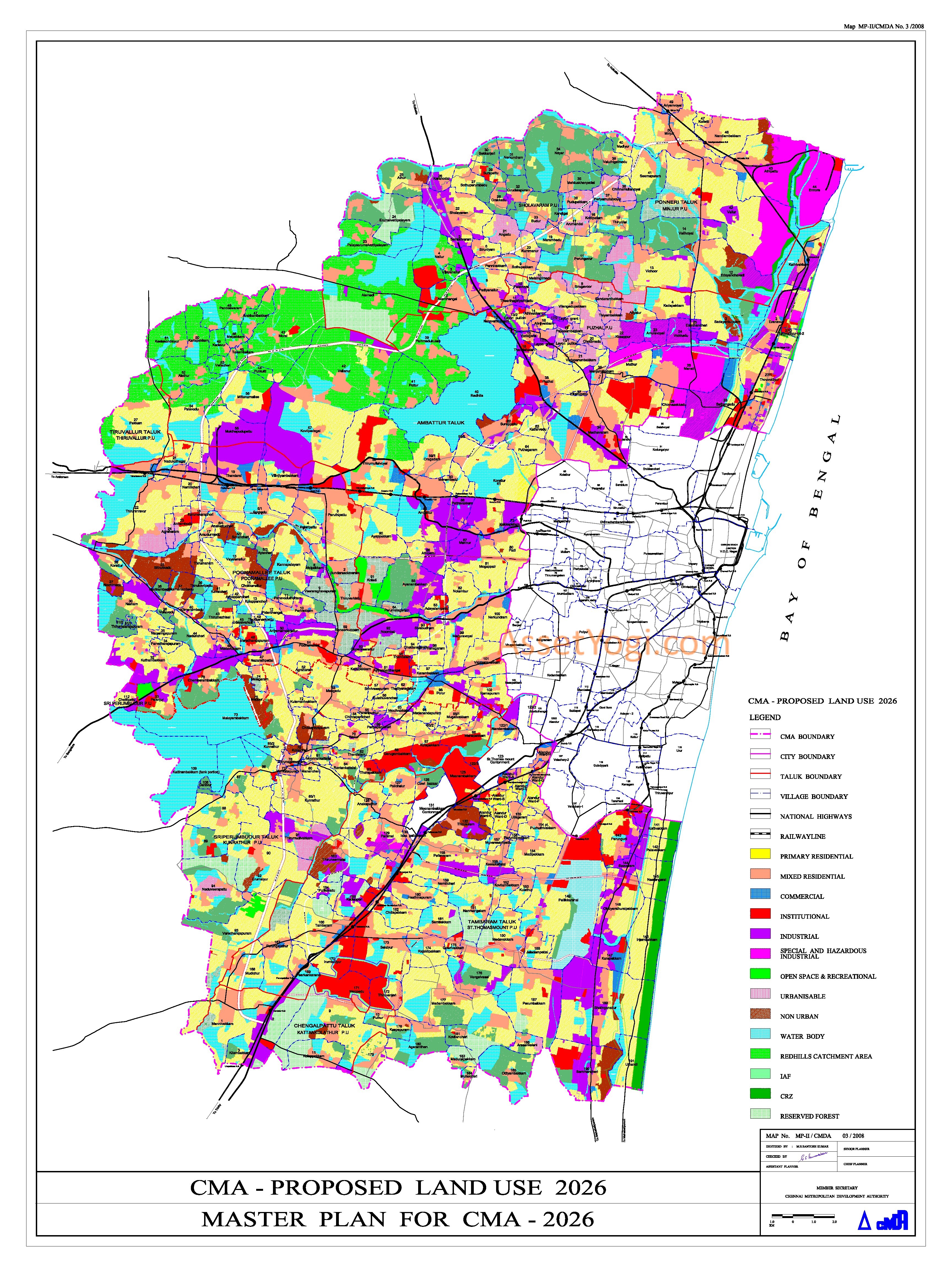 chennai city map pdf Chennai Master Plan 2026 Map Summary Free Download chennai city map pdf