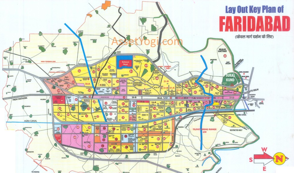 Faridabad Sector Map … - Leone Genovera