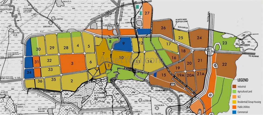 sohna master plan 2031 map