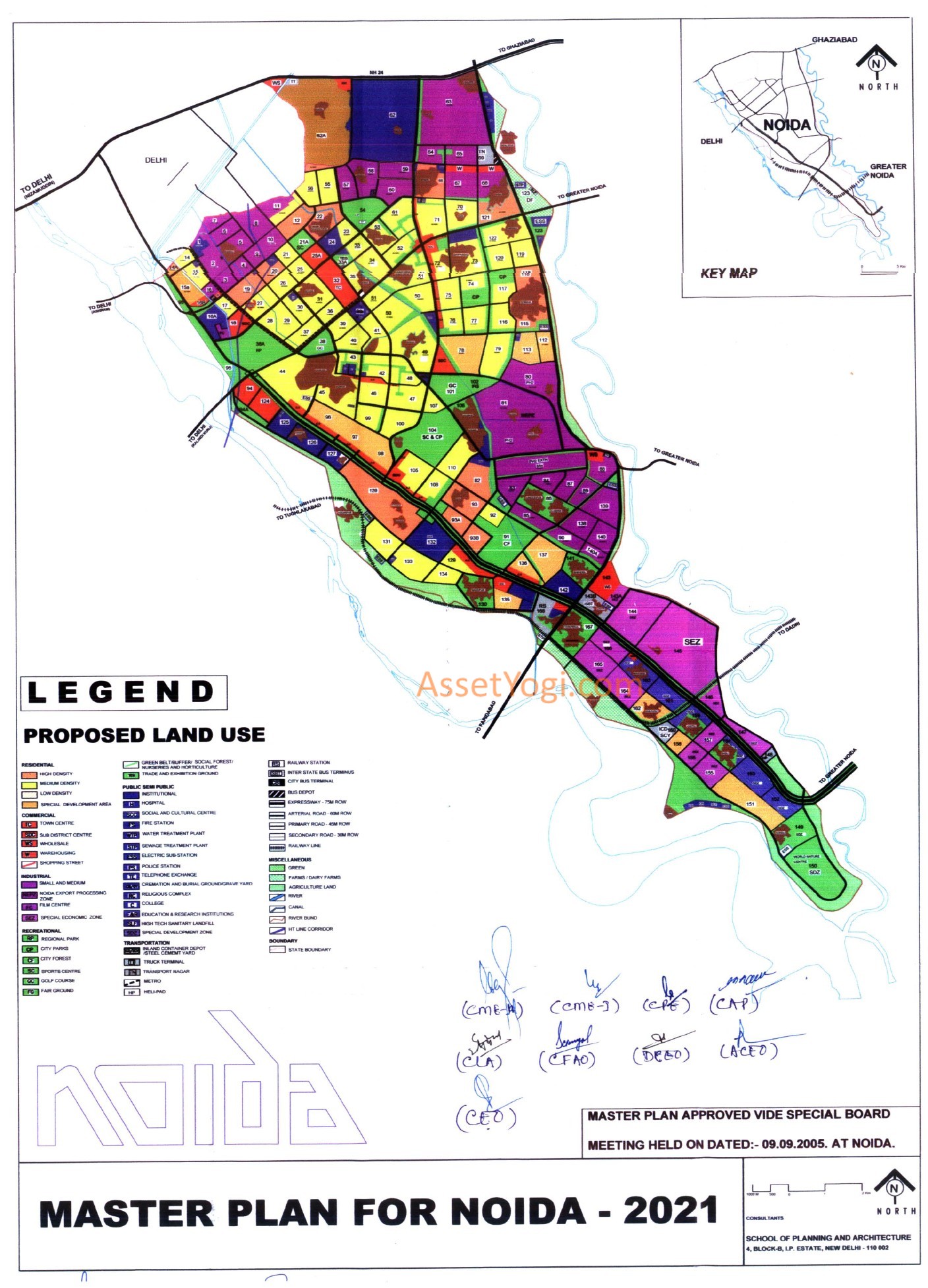 Noida Master Plan 2031 2021 Map Summary And Free Download