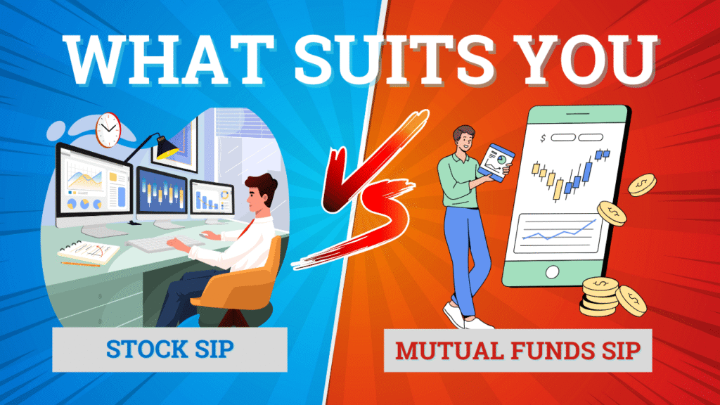 stock sip vs mutual funds